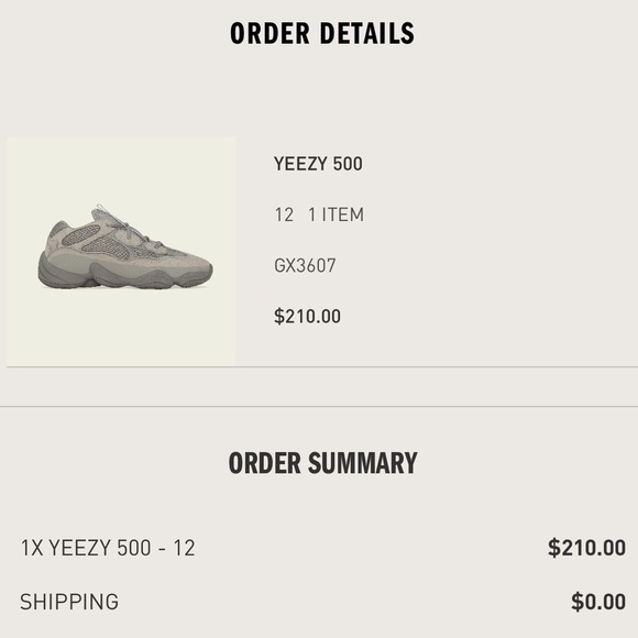 NIB YEEZY 500 ASH GREY ADIDAS MEN’S 12 - Picture 7 of 15